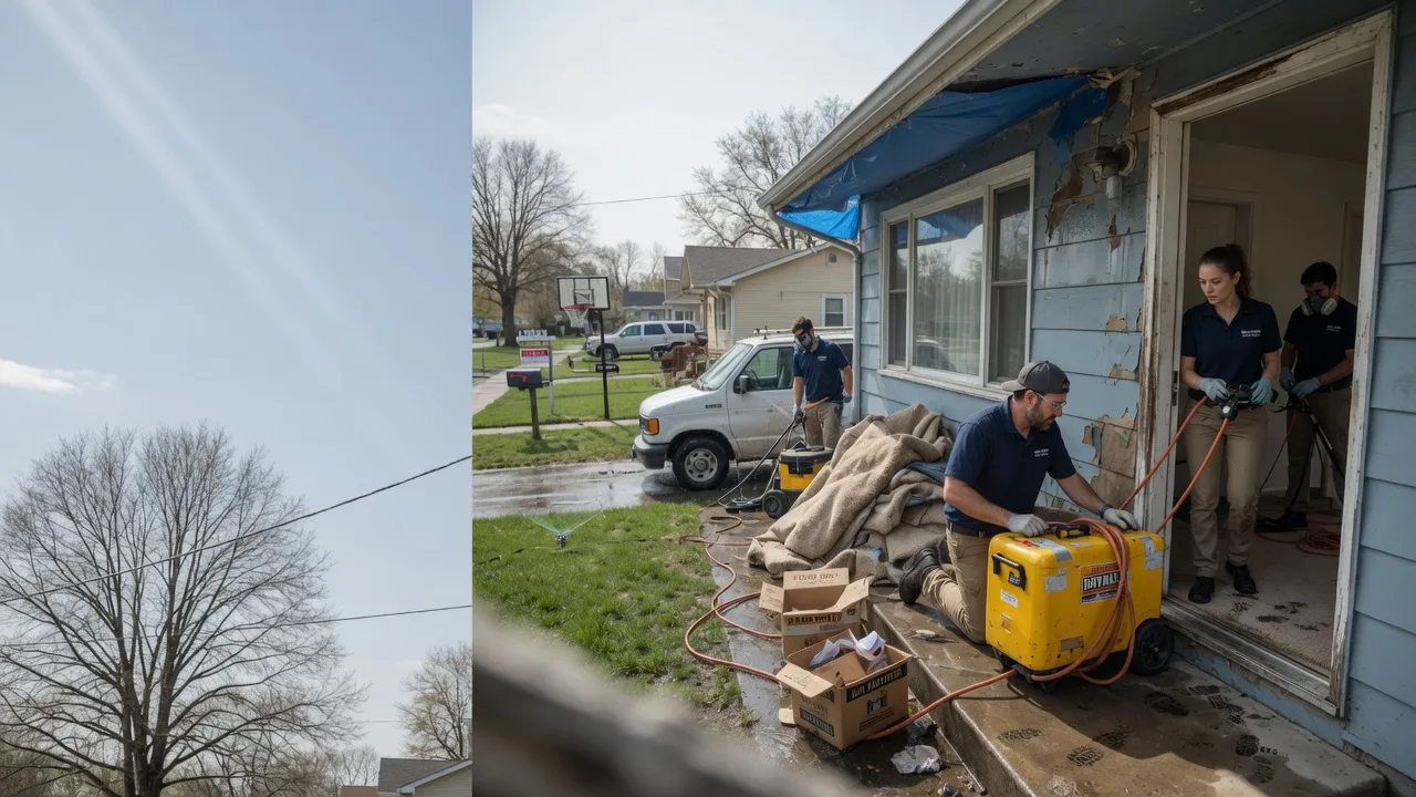 Basement Flood Cleanup in Golden City, MO near me